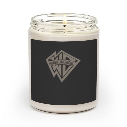 Discover Whistlin Diesel Merch Whistlindiesel Logo Premium Scented Candles