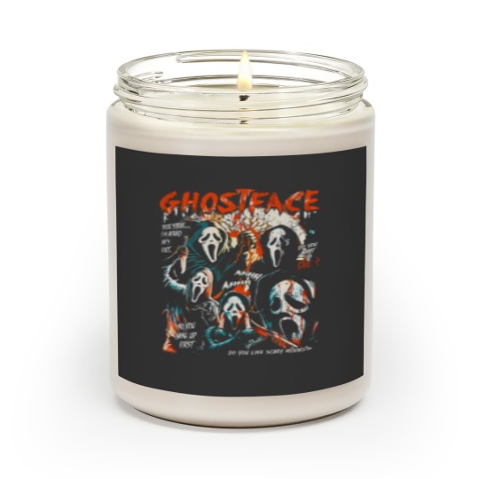 Discover 2023 Scream VI Movie Poster Scented Candles, Scream 6 Movie Scented Candles