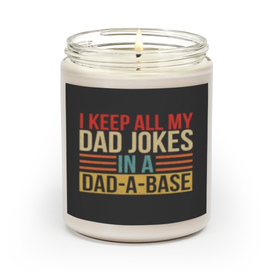 Discover Dad Joke Database Scented Candle