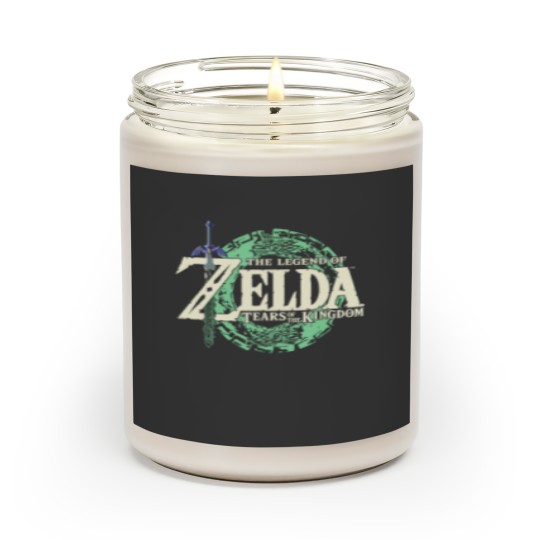 Discover The Legend Of Zelda Tears Of The Kingdom Logo Scented Candles