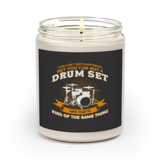 Discover Musician Drumming Drums Scented Candles