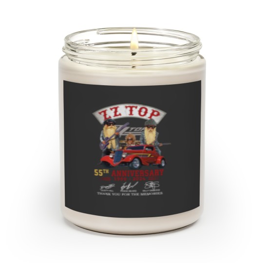 Discover ZZ Top 55th Anniversary Scented Candles, ZZ Top Rock Band Scented Candles