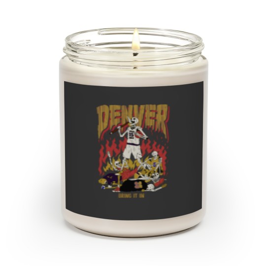 Discover Denver basketball Jokic Scented Candles
