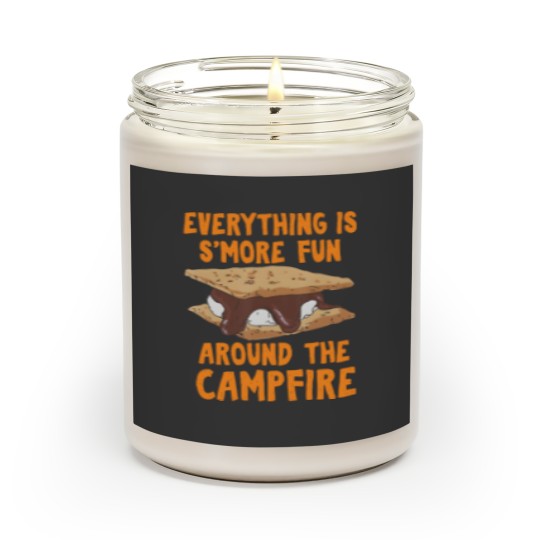 Discover Around The Campfire Camper Camping Campfire Advent Scented Candles