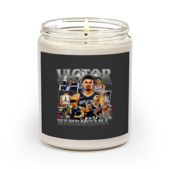 Discover Victor Wembanyama San Antonio Basketball Scented Candles