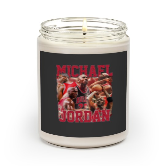 Discover Vintage 90s Graphic Style Michael Jordan Scented Candles, Michael Jordan Scented Candles