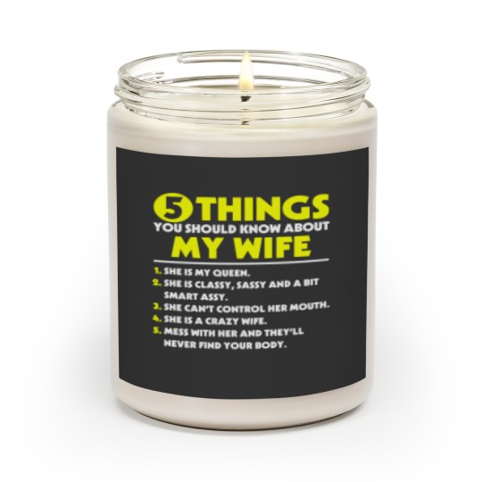Discover 5 Things You Should Know about my Wife - My Wife - Scented Candles
