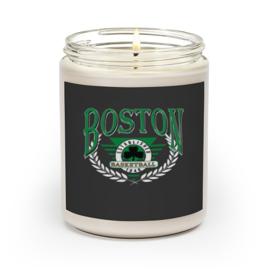 Discover Vintage Boston Basketball Scented Candles, Boston Basketball Scented Candles
