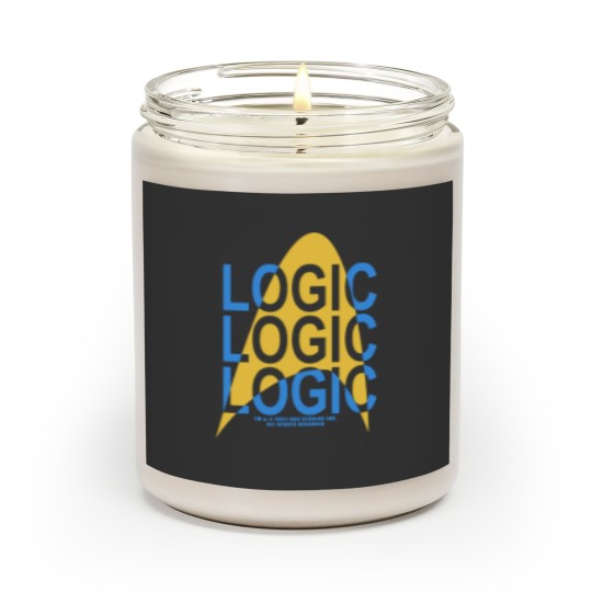 Discover Logic Inspired Scented Candle: Logic Logic Logic