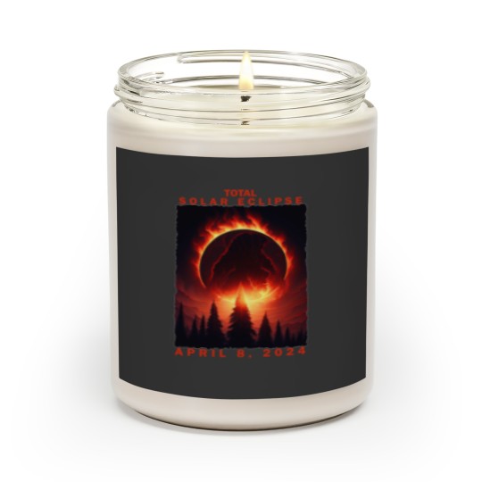 Discover 2024 Eclipse Total Solar Eclipse 2024 Unisex Scented Candles