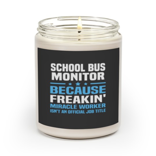Discover School Bus Monitor Scented Candles