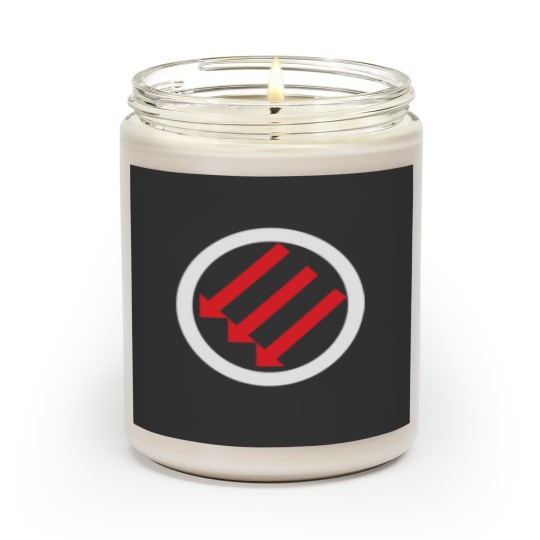 Discover Anti Fascist Three Arrows Iron Front Scented Candles