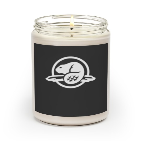 Discover canada parks logo merchandise Scented Candles