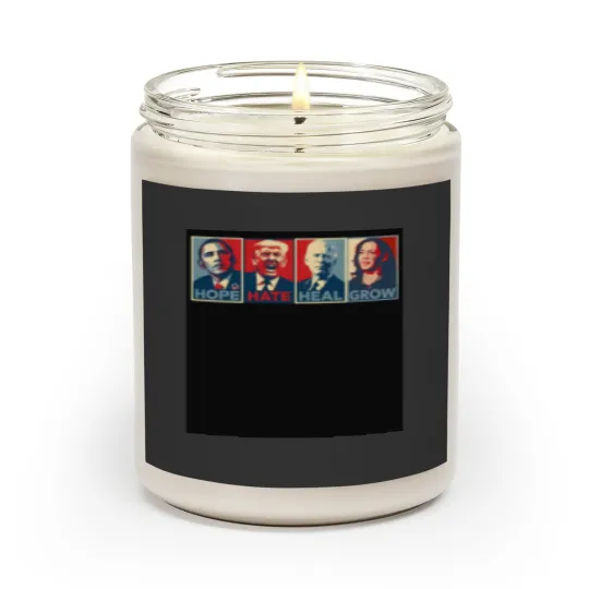 Discover Hope Hate Heal Grow Harris 2024 Scented Candles