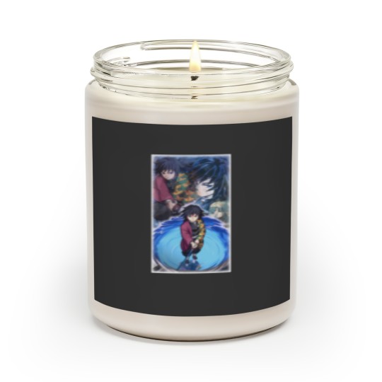 Discover Slay Demon Corp Giyu - Giyu Tomioka demon - Scented Candles