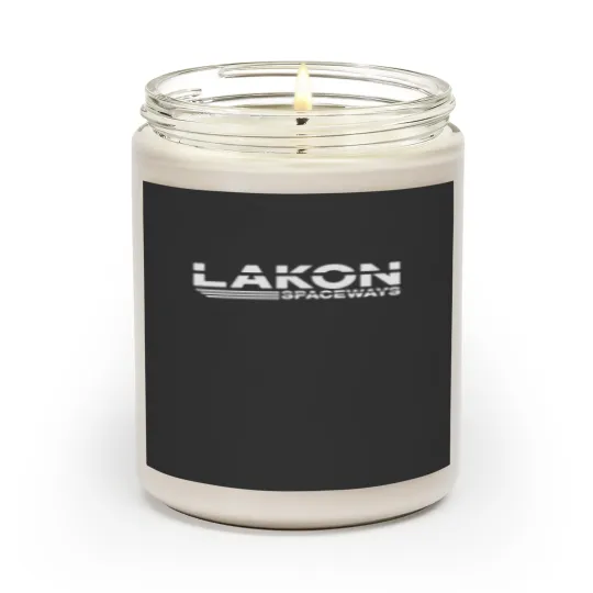 Discover Lakon Spaceways logo (white) Scented Candles