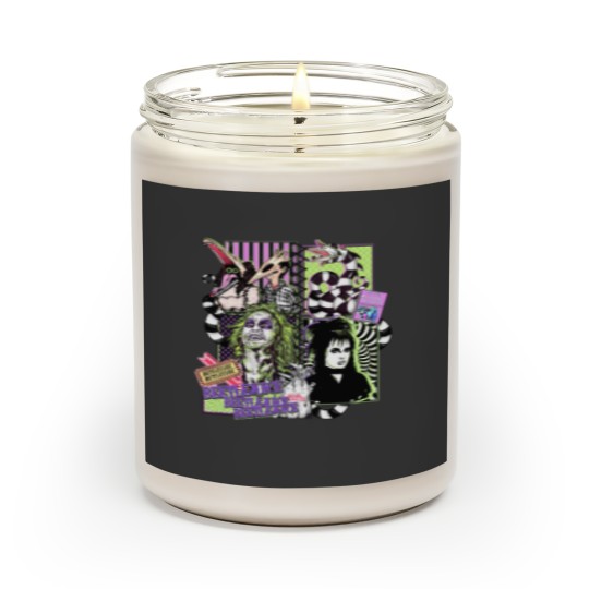 Discover Beetlejuice, Never trust the living Scented Candles, Beetlejuice 1988 Movie Scented Candles
