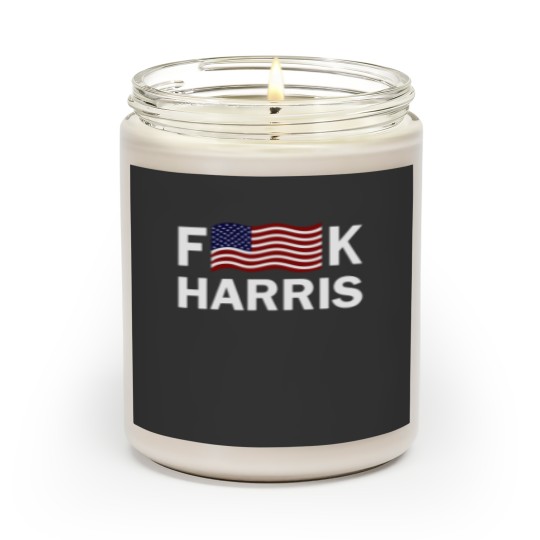 Discover F Kamala Harris Conservative Republican FKH Political Humor Unisex Scented Candles