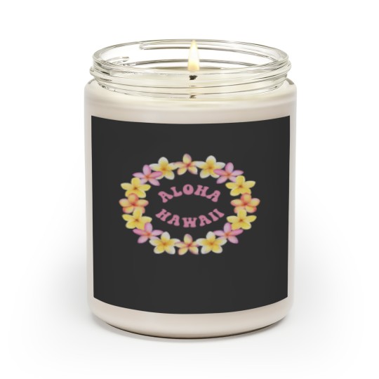 Discover Aloha Hawaii Flower Lei Scented Candles