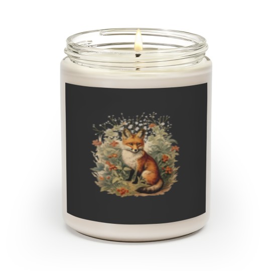 Discover Fox Botanical Vintage Style Scented Candle