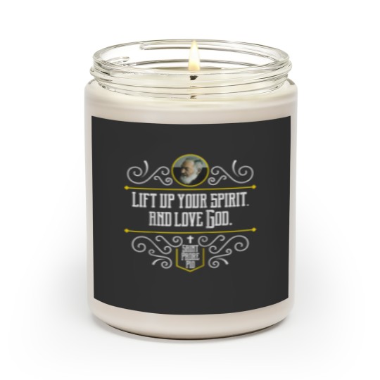 Discover St Padre Pio Quote Spiritual Direction Catholic Scented Candles