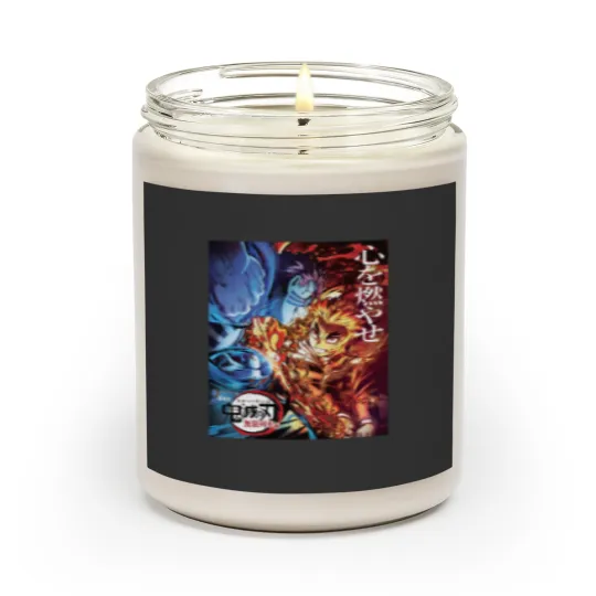 Discover Kyojuro Kyo Rengokoo vs Akaza Scented Candles