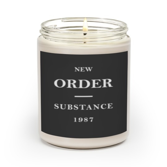 Discover New Order Band Substance Scented Candles
