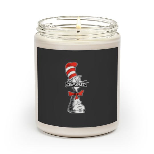 Discover Seuss Geisel  CENSORED Cat in stovepipe hat Scented Candles