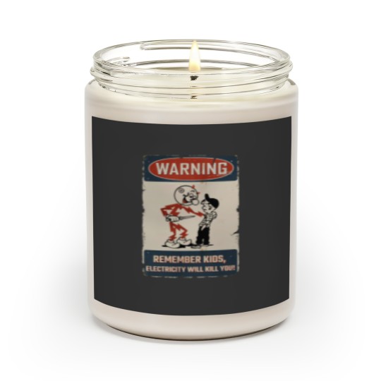 Discover vintage Electricity Will Kill You Kids Scented Candles