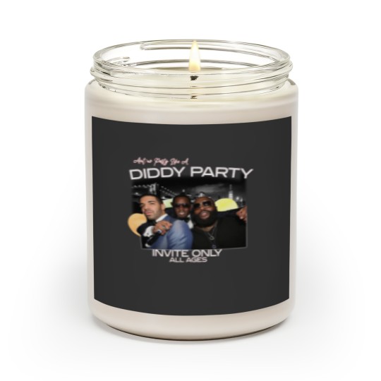 Discover Aint No Party Like A Diddy Party Ver 3, Rap Unisex Scented Candles