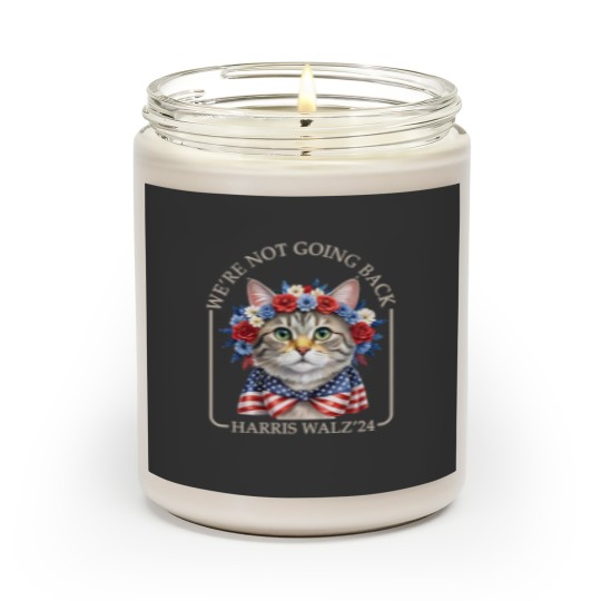 Discover Harris Walz 2024 We're Not Going Back Scented Candles, Kamala Harris, Harris Walz Scented Candles