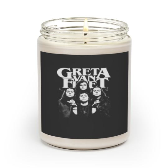 Discover Greta Van Fleet Tour 2024 Scented Candles, Classic 90s Greta Van Fleet Scented Candles