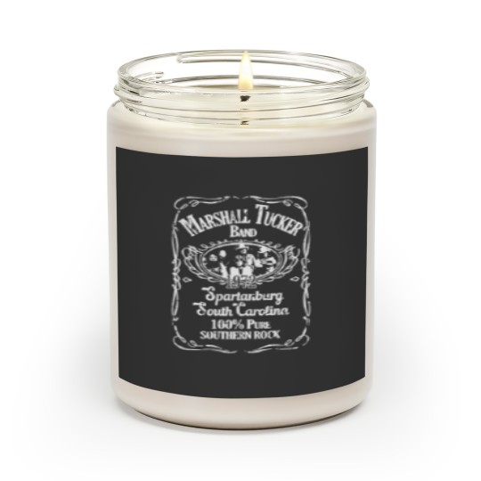 Discover The Marshall Tucker rock music graphic Scented Candles