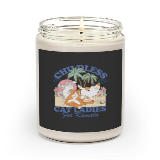 Discover Childless Cat Ladies For Kamala Scented Candles, Childless Cat Lady Scented Candles