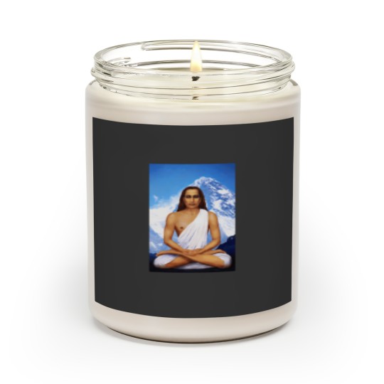 Discover Mahavatar Babaji In Lotus Posture In Himalayas 904 Scented Candles