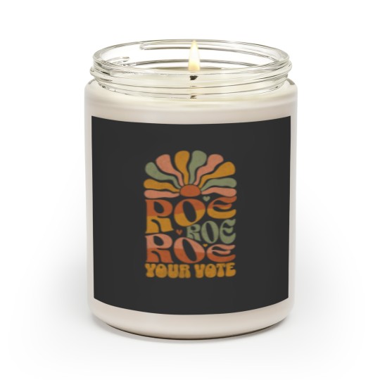 Discover Roe Your Vote Feminist Scented Candles - Kamala Harris Inspired
