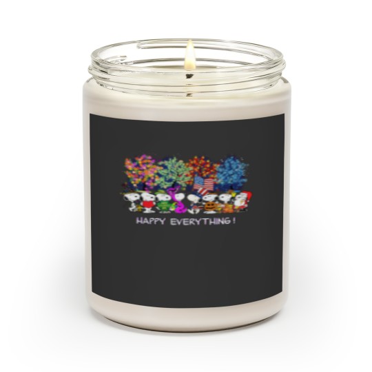 Discover Happy Everything Snoopy Charlie Scented Candles