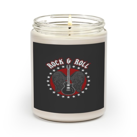 Discover Rock and Roll Rock 'n Roll Music Concert Scented Candles