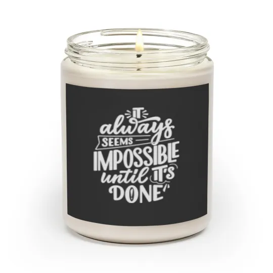 Discover Motivational Sayings motivational words Inspirational Scented Candles