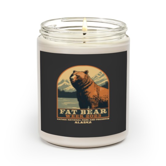 Discover fat bears week - vintage emblem 2024 Scented Candles