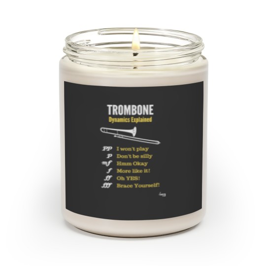 Discover Trombone humour – trombone dynamics Scented Candles