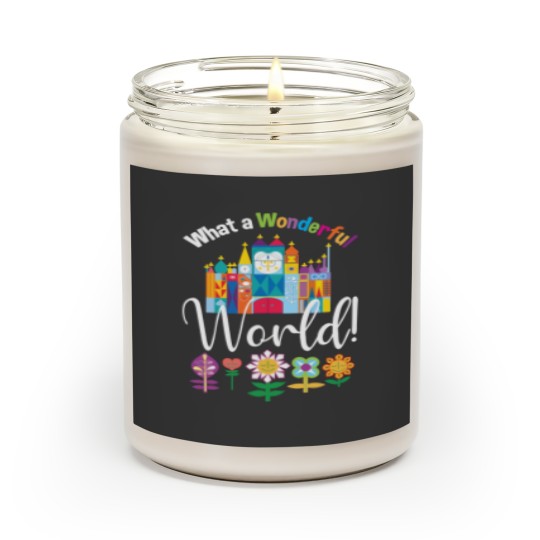 Discover What a Wonderful World Fitted Scented Candles