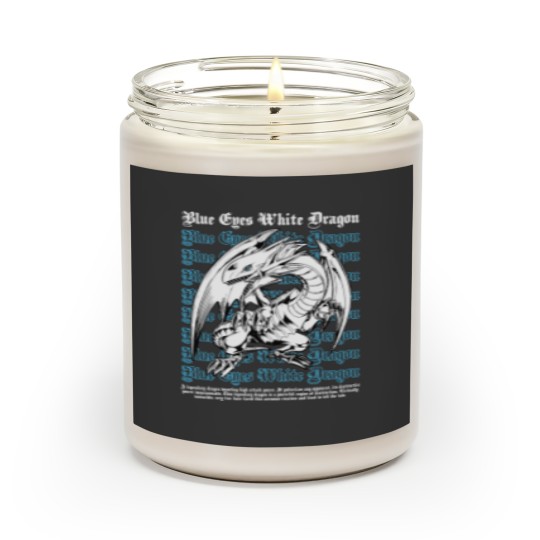 Discover Blue Eyes White Dragon Yugioh Duel Monsters Anime Scented Candles