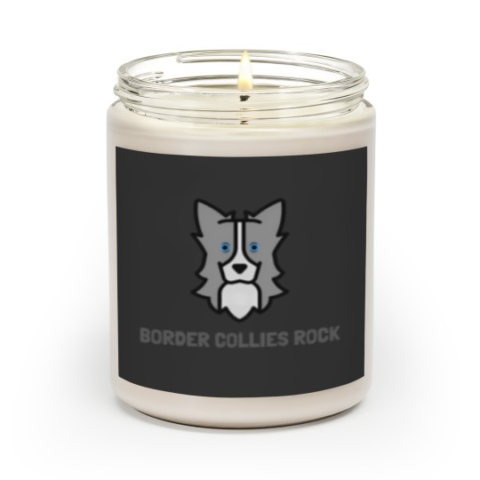 Discover Border Collies Rock Scented Candles