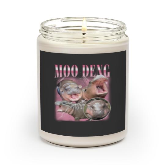 Discover Vintage Moo Deng Scented Candle