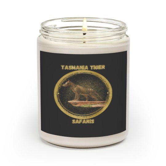 Discover Extinct Tasmania Tiger Safari Scented Candles