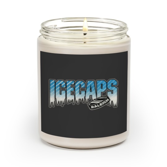 Discover Defunct Raleigh Ice Caps Hockey Team Scented Candles