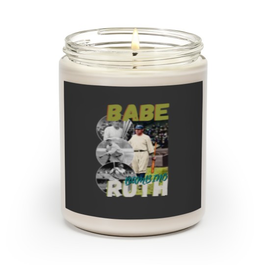 Discover Babe Ruth Vintage Baseball Scented Candle