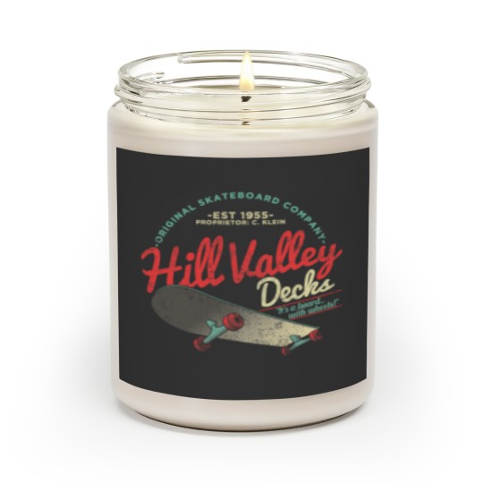 Discover Hill Valley Decks Original Skateboard Company Scented Candles
