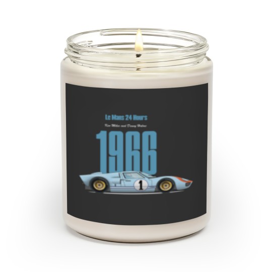 Discover GT40 Ken Miles 1966 Scented Candles
